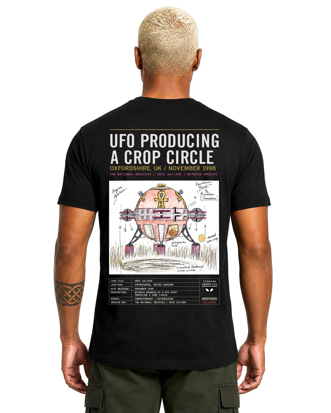 UFO Producing a Crop Circle