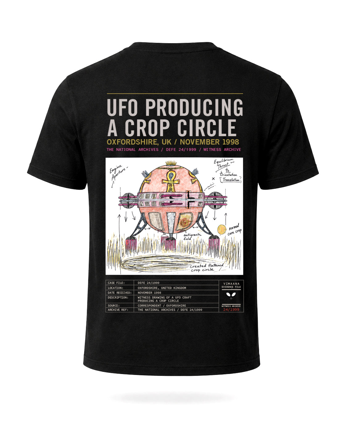 UFO Producing a Crop Circle
