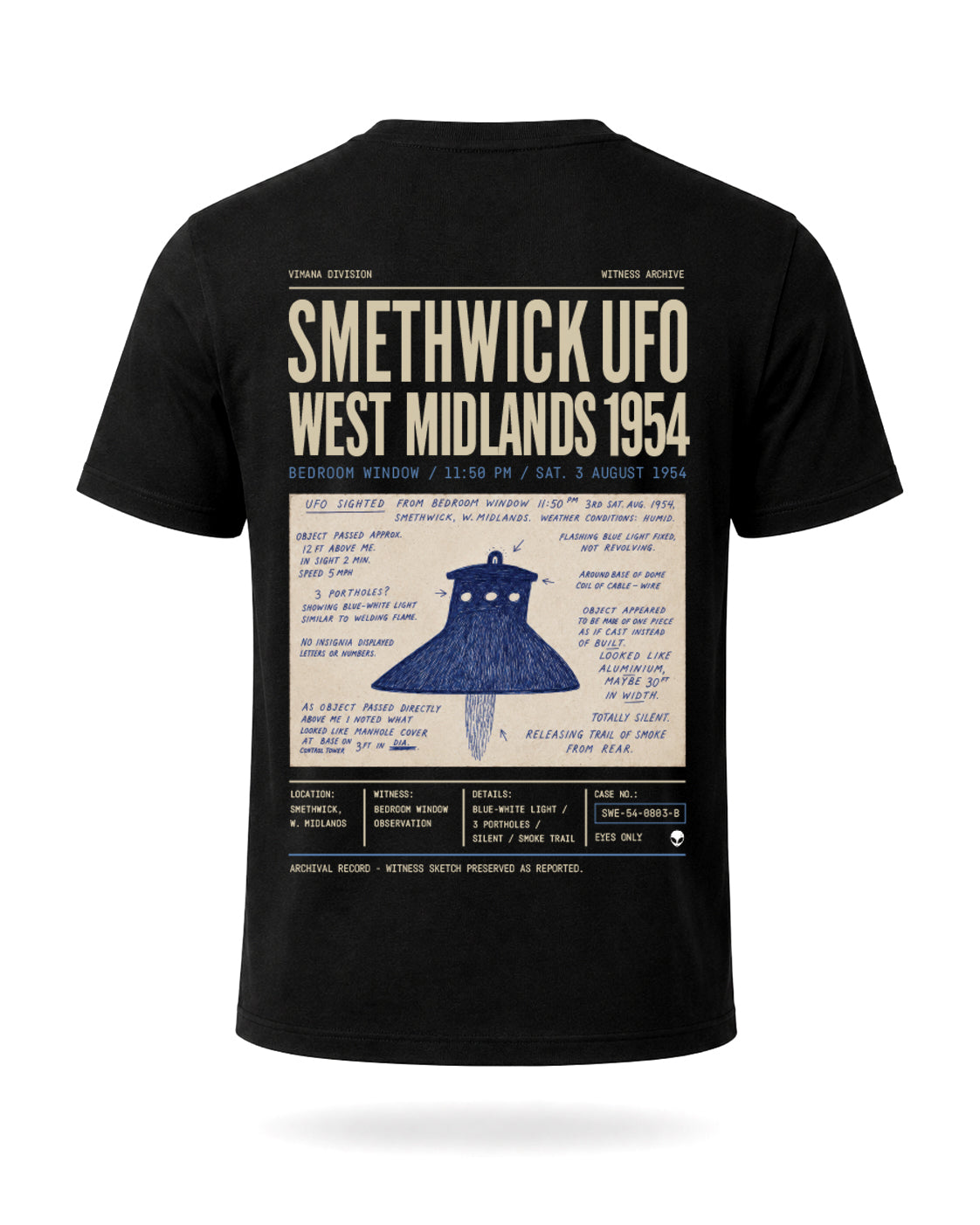 Smithwick UFO West Midlands 1954